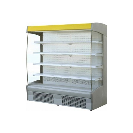 Vitrine réfrigérée Long..937 murale ouverte - produits laitiers/charcuterie - zeus 937mm - 937x2025x880mm - 1660w