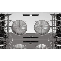 FOUR A AIR PULSE 4 NIVEAUX  600 X 400 - COMMANDE MECANIQUE + GRILL SALAMANDRE+ SYSTÉME D'HUMIDIFICATEUR 2