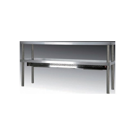 Passe plats 2 niveaux 1200x350x700 chauffant