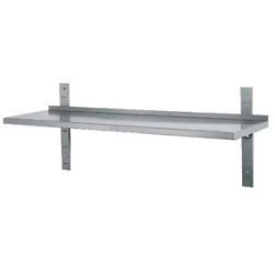 étagère Long..2000 inox simple sur crémaillère 2