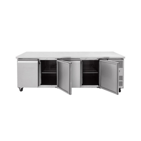 TABLE RÉFRIGÉRÉE POSITIVE 4 PORTES DESSUS CENTRAL PROF. 700