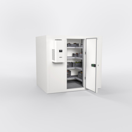 Chambre froide positive 2000 x 2600 - rayonnage et groupe fournis