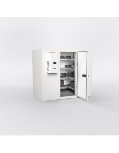 CHAMBRE FROIDE POSITIVE 2000 X 2900 X 2110  + RAYONNAGE + GROUPE FOURNIS 2