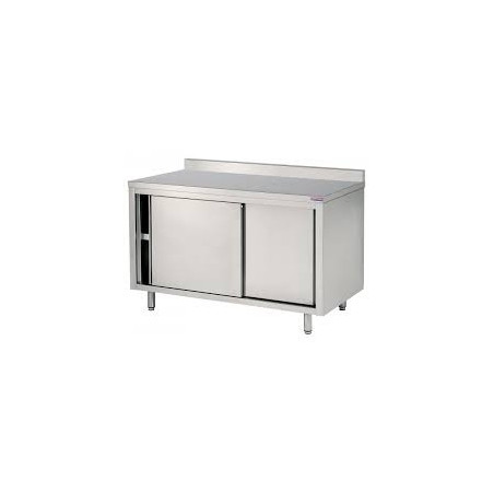 Table 2000x700 murale dessous ferme porte coulissante