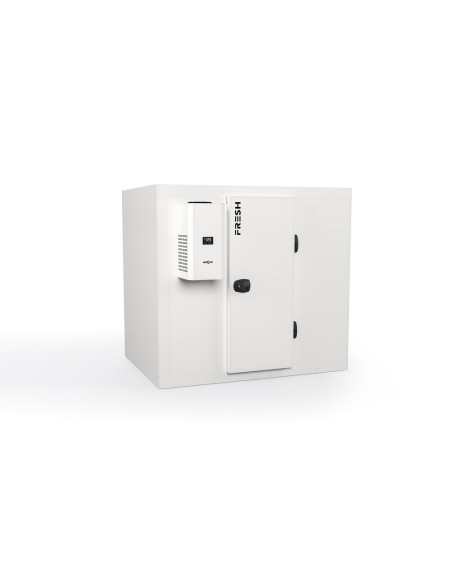 Chambre froide 1440 x 2340 négative - rayonnage avec groupe fournis