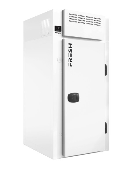 Mini chambre froide négative inox démontable avec kit étagères