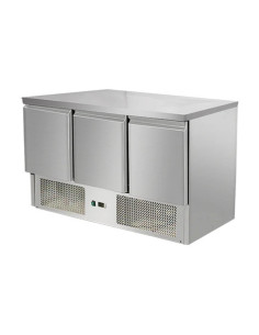 Table réfrigérée centrale 3 portes GN 1/1 froid positif