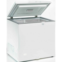 Congélateur 220 litres couvercle porte pleine blanc laque 2