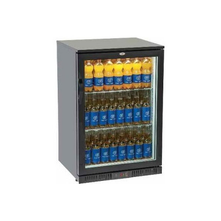 Arrière bar réfrigéré 1 porte vitrée 135 litres
