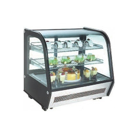 Vitrine réfrigérée positive panoramique - 120 litres