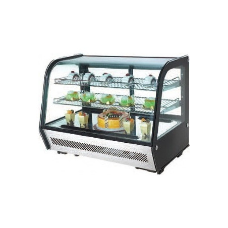 Vitrine réfrigérée positive panoramique - 160 litres