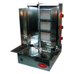 Doner kebab gaz 22/25 kg - 3 zones radiant gaz