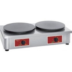Crêpière 2 plaques diametre 400 mm électrique 2