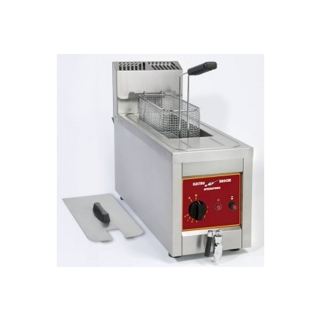 Friteuse 8 litres gaz avec vidange à poser