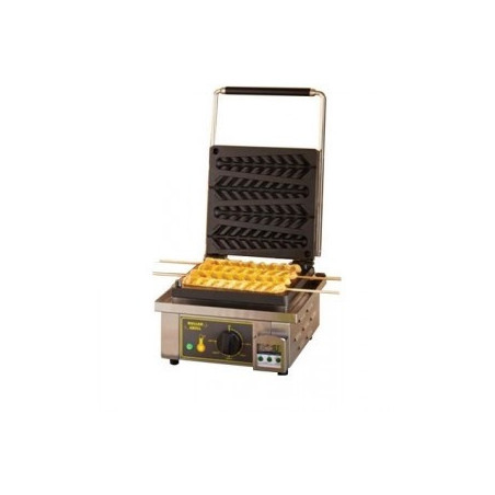 Gaufrier simple 1 moule - fer en epis - 4 gaufres