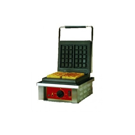 Gaufrier simple 1 moule liège 4 x 6 carrés - 2 gaufres