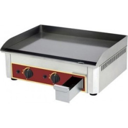Plancha gaz - 600 x 400 gaz - émail lisse