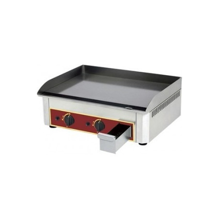Plancha gaz - 600 x 400 gaz - émail lisse