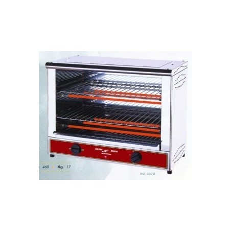 Toaster 2 etages - super croc toast 217 - materiel professionnel