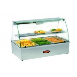 Vitrine chaude / bain marie à poser 3x GN1/1