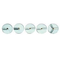 Disque standard df10 (couteau droit) - epaiss. 10mm - pour trancher, émincer: carottes, concombres, radis... 2