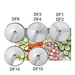 Disque standard df3 - epaiss. 3mm - (couteau droit) - pour trancher, émincer: carottes, concombres, radis, champignons... 2