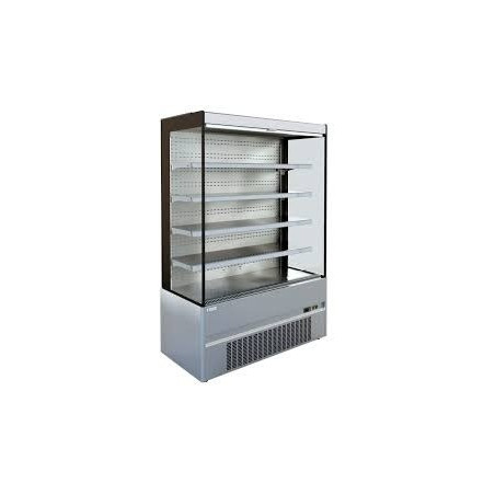 Vitrine Long.. 1310 ouverte réfrigérée compact tout inox cronus