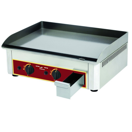 Plancha gaz - 600 x 400 gaz - émail lisse