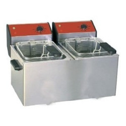 Friteuse double 2x5 litres à poser