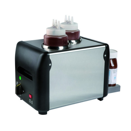 Chauffe chocolat double 2 x 1 litre