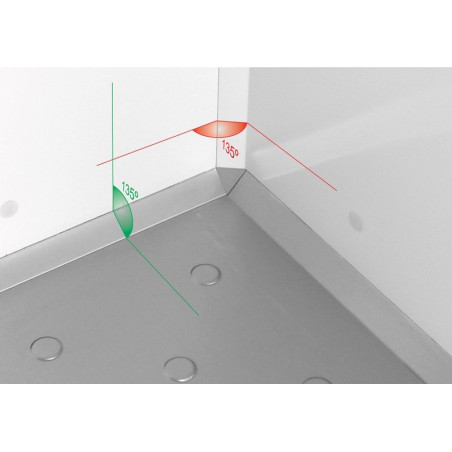 Mini chambre froide négative inox démontable avec kit étagères