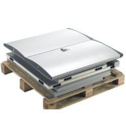 Chambre refroidissement 4/8 fûts/cajots avec groupe réfrigérant avec 2°  +8°c 2