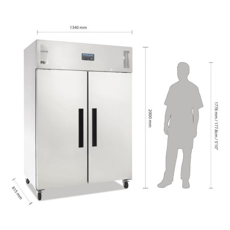 ARMOIRE RÉFRIGÉRÉE BLANCHE  2 PORTES 1200 LITRES