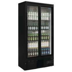 ARMOIRE A BOISSON DOUBLE PORTE COULISSANTE 490 L
