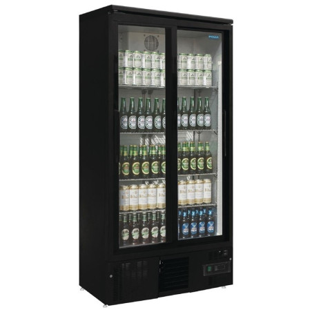 ARMOIRE A BOISSON DOUBLE PORTE COULISSANTE 490 L