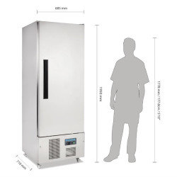 ARMOIRE RÉFRIGÉRÉE POSITIVE 1 PORTE SLIMLINE POLAR  440L 2