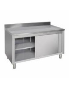 Table inox fermée 